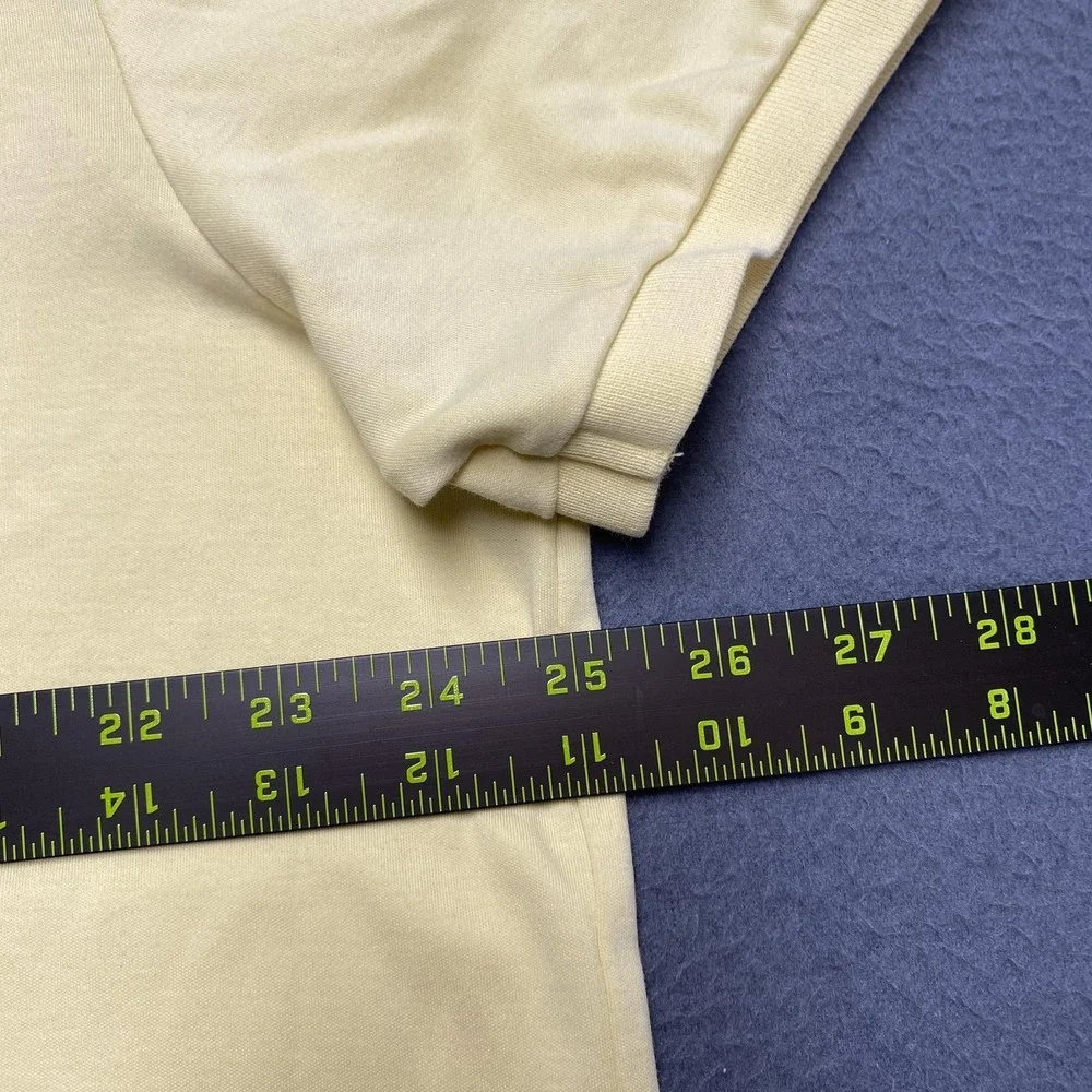 Polo‎ Ralph Lauren Polo Shirt Mens XL Yellow Pima Interlock Cotton Short Sleeve